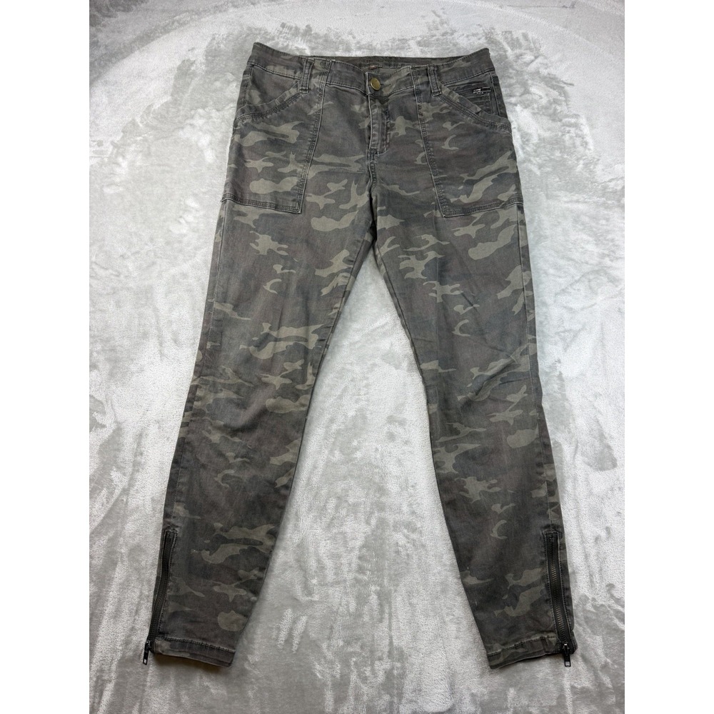Kut From The Koth Jeans Women's Size 10 Ankle Skinny Camo High Rise Zip Ankle